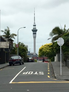 Sky Tower from Ponsonby Road