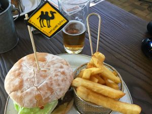 Camel Burger at Prairie Hotel