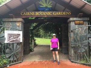 Tracey at Cairns Botanic Gardens